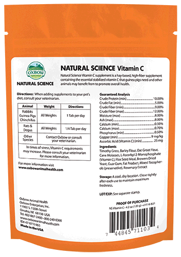 Oxbow vitamin deals c