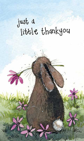 Thank You MINI Card - Thank You Rabbit