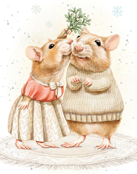 Christmas MINI Card - Sweet Mistletoe