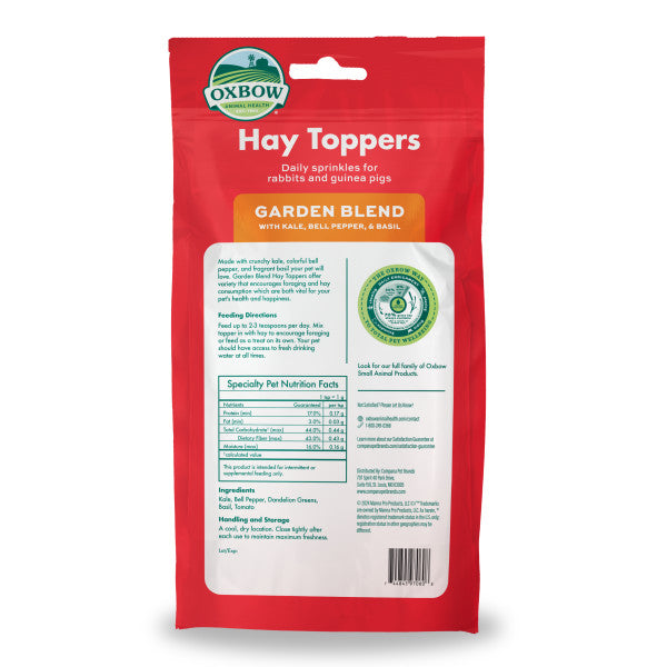 Oxbow Hay Toppers Garden Blend