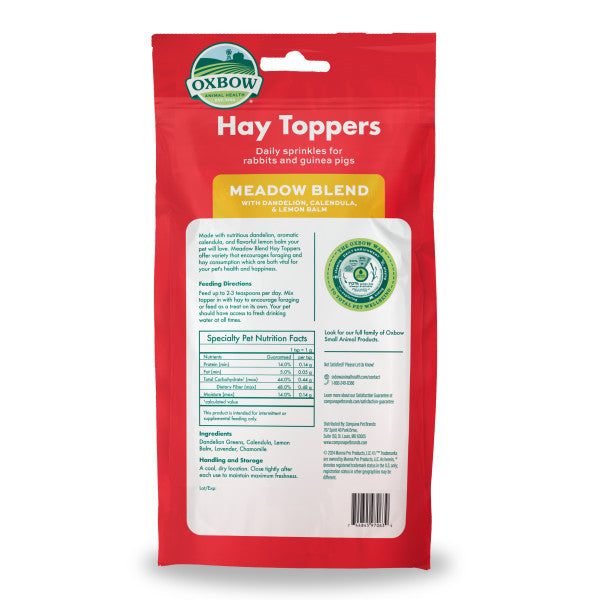 Oxbow Hay Toppers Meadow Blend