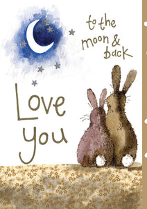 Friendship Card - Moon
