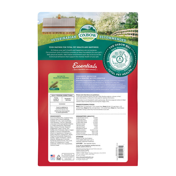 Oxbow Essentials Young Guinea Pig Food