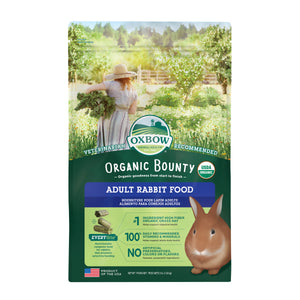 Oxbow Organic Bounty Adult Rabbit Food 3lb