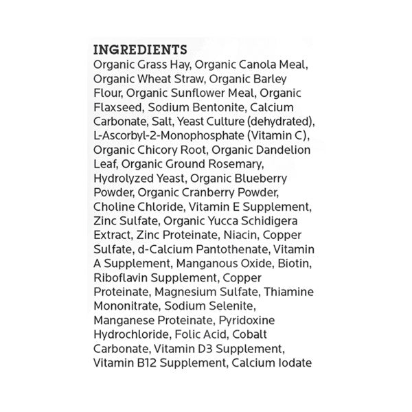 Oxbow Organic Bounty Adult Rabbit Food 3lb