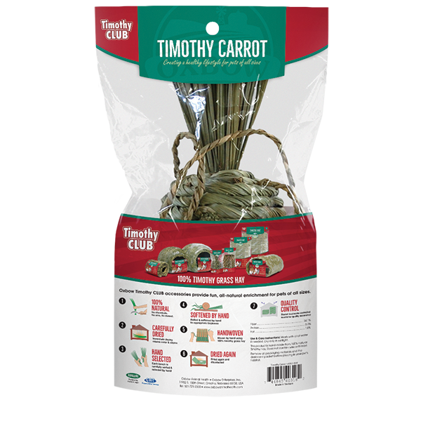 Oxbow Timothy Club Carrot