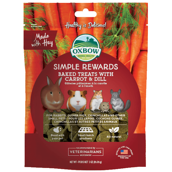 Oxbow SR Baked Treats - Carrot And Dill
