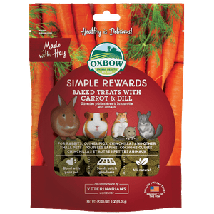 Oxbow SR Baked Treats - Carrot And Dill