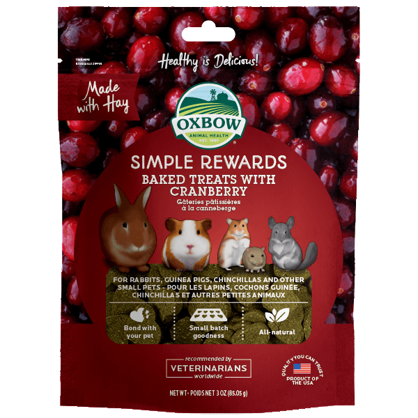 Oxbow SR Baked Treats - Cranberry