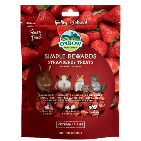 Oxbow SR Strawberry Treats 0.5oz