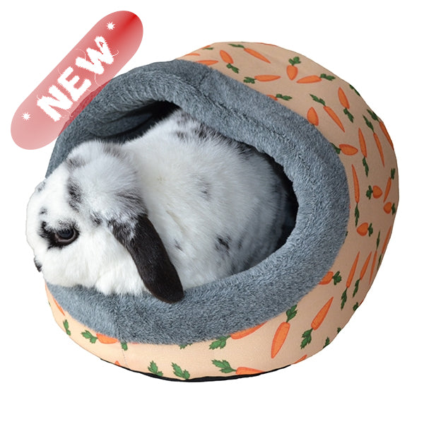 Rosewood Snuggles Carrot Plush Hooded Bed