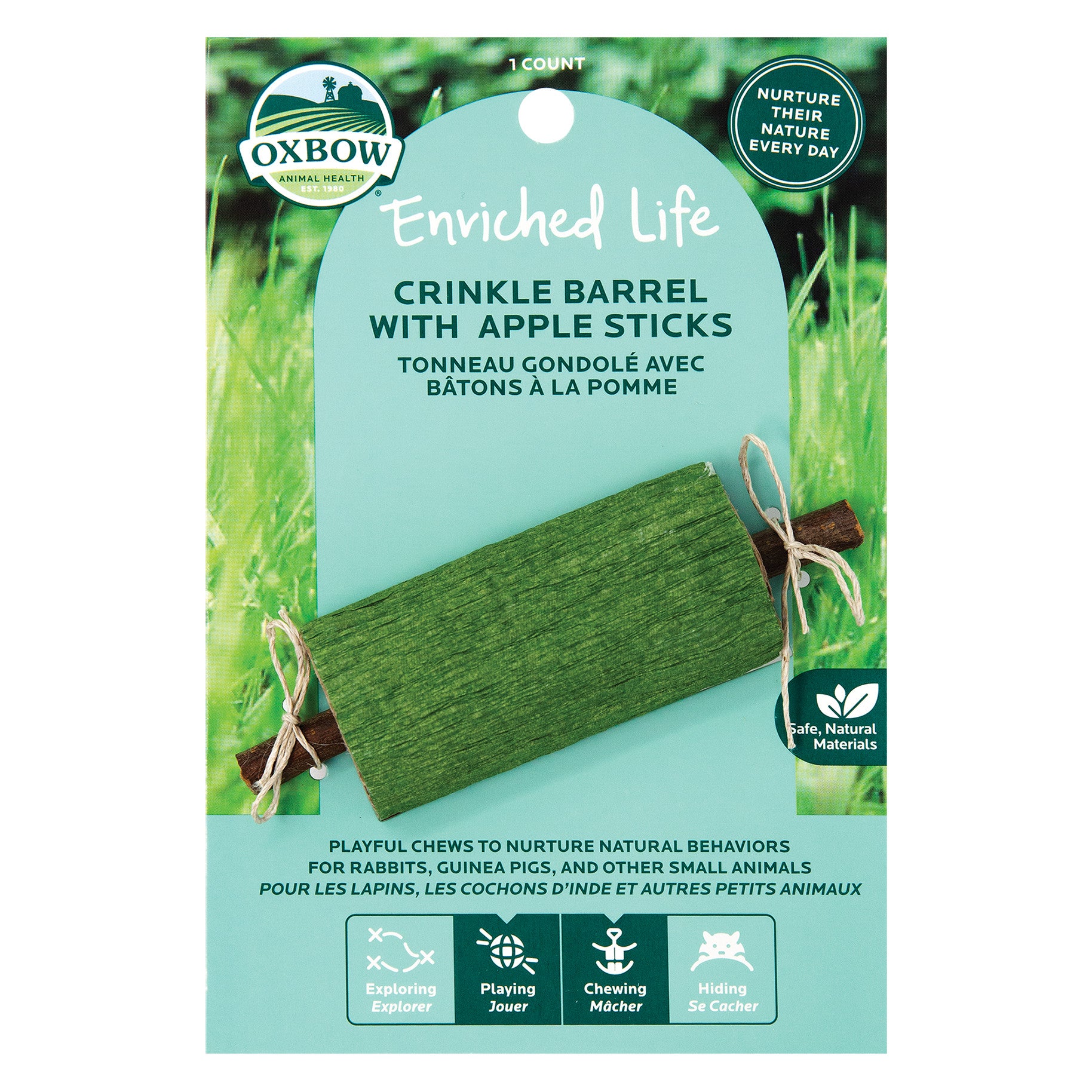 Oxbow EL Crinkle Barrel with Apple Sticks (Being Discontinued)